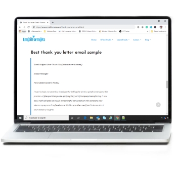 free email format for signature